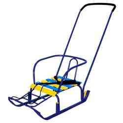 Санки Тимка 3+ красный Т3+ перекладная ручка (2) (реал/упак)