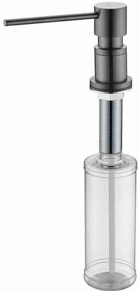 Paulmark KRAFT, дозатор для моющего средства, вороненая сталь