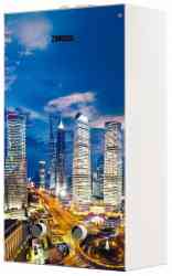 ZANUSSI GWH 10 Fonte Glass Metropoli , проточный Газовый водонагреватель