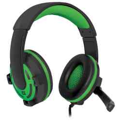 DEFENDER Игровая гарнитура Warhead G-300 зеленый, кабель 2,5 м