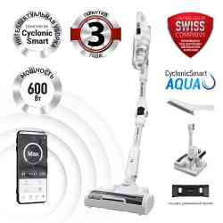 POLARIS PVCS 4070 WI FI IQ Home портативный, белый Пылесос