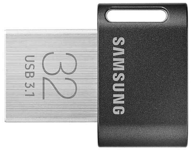 Flash drive USB3.1 32Gb SAMSUNG FIT Plus, MUF-32AB/APC, Grey, R200Mb/s RTL