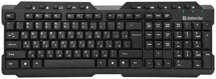 DEFENDER Element HB-195 RU, черный, мультимедиа Бес клавиатура