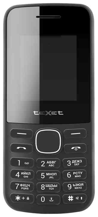 TEXET TM-117 цвет черный