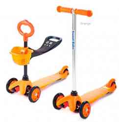 Самокат 3-х колесный Sweet Baby Triplex Seat Orange