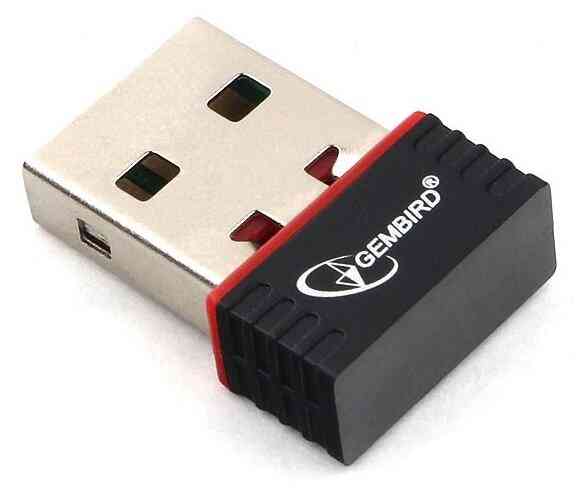 Беспроводной USB2.0 Wi-Fi адаптер GEMBIRD WNP-UA-007, 150Мбит/c, микро