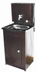 Умывальник дачный КОМФОРТ, без подогрева, нержавеющая мойка, цвет медь