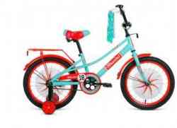 FORWARD AZURE 18 (18' 1 ск.) 2022, зеленый/красный, IBK22FW18128 Велосипед