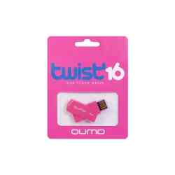 QUMO 16Gb Twist Cerise USB 2.0