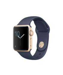 Apple Watch Series 1 38mm Gold Aluminum with Midnight Blue Sport Band