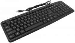 DEFENDER HB-420 RU,черная, полноразмерная, USB клавиатура