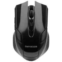 ГАРНИЗОН GMW-410, чип X2, черный, 1600 DPI, 5 кн.+ колесо-кнопка Бес мышь