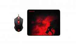 Игровой комплект redRAGON M601BA RU, мышь+ковер