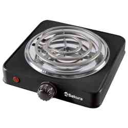 SAKURA ПЭ-02В Плитка электро 1000Вт 145мм 1конф/спир