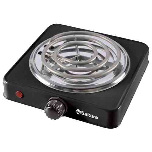 SAKURA ПЭ-02В Плитка электро 1000Вт 145мм 1конф/спир