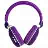 полноразмерные ELTRONIC Aero (4454) bluetooth/fm фиолетовые (в коробке) soft touch наушники