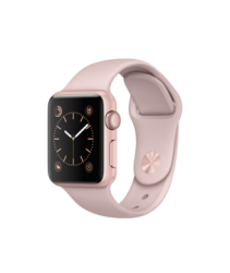 Apple Watch Series 1 38mm Rose Gold Aluminum with Pink Sand Sport Band