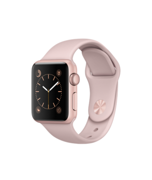 Apple Watch Series 1 38mm Rose Gold Aluminum with Pink Sand Sport Band