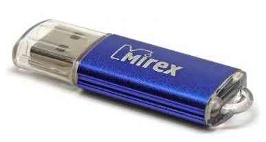 MIREX Flash drive USB2.0 4Gb Unit, Aqua, RTL