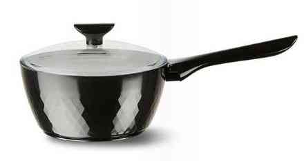 TVS 2247720/1C DECO Ковш 20см+стекл/кр,черн,дизайн, кован.алюм