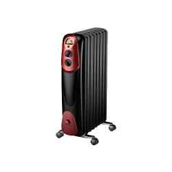 MARTA MT-2422 черный/красный Масляный радиатор