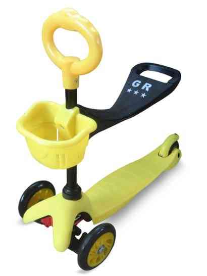 Самокат 3-х колесный Sweet Baby Triplex Seat Yellow