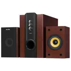 SVEN SPS-820, 2.1 Subwoofer 18W+2*10W RMS, volume control, дерево колонки