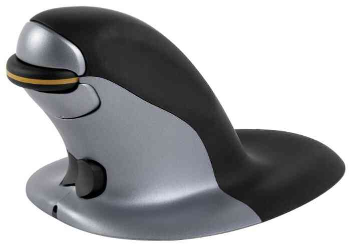 Вертикальная компьютерная мышь Fellowes Penguin®, , размер – средний беспроводная