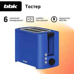BBK TR81M синий тостер