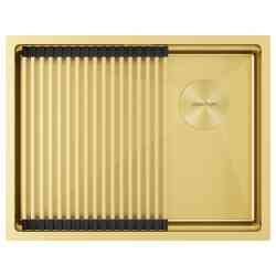 Paulmark NEXT-PRO 58 UNI, мойка, нержавеющая сталь, светлое золото