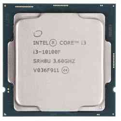 Процессор INTEL S1200 Core i3 10100F 4/8, 3.6Ghz up to 4.3Ghz, 14nm, TDP 65W,