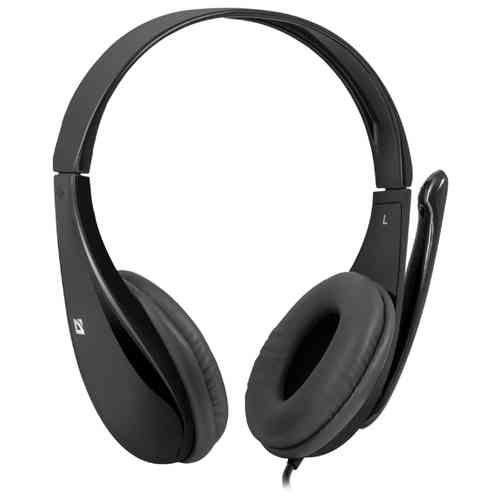 DEFENDER Компьютерная гарнитура Aura 111 черный, кабель 2 м