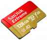 SANDISK MicroSDXC 128Gb Extreme, Class10 UHS-I U3 V30, R160MB/s / W90MB/s + Адаптер