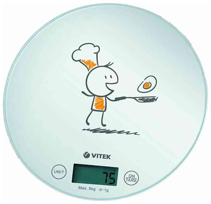 VITEK VT-8018 (W) рисунок весы кухонные