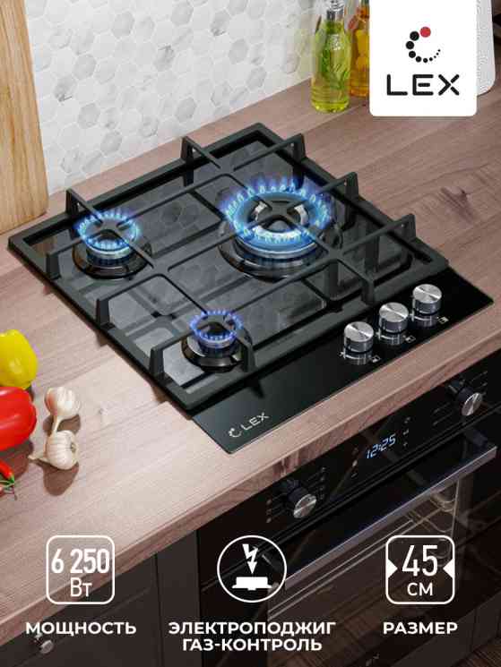 LEX GVG 431 BL Независимая газовая поверхность