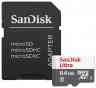 SANDISK MicroSDXC 64Gb Ultra, Class10 UHS-I 80Mb/s + Адаптер, RTL