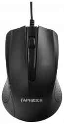 ГАРНИЗОН GM-105, USB, чип- Х, черный, 800 DPI, 2кн.+колесо-кнопка мышь