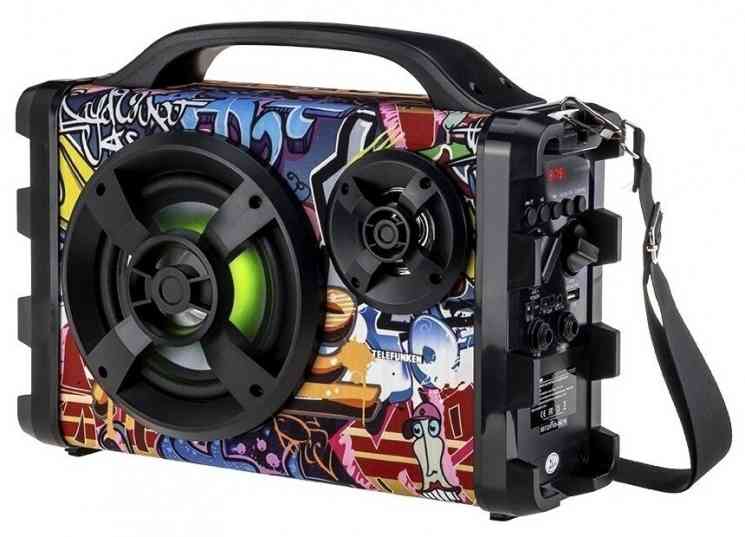 TELEFUNKEN TF-PS1255B (Art Style) портативная колонка