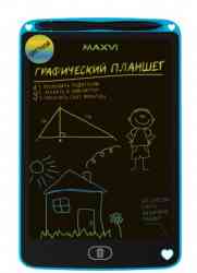 Графический планшет для заметок и рисования Maxvi MGT-01c blue