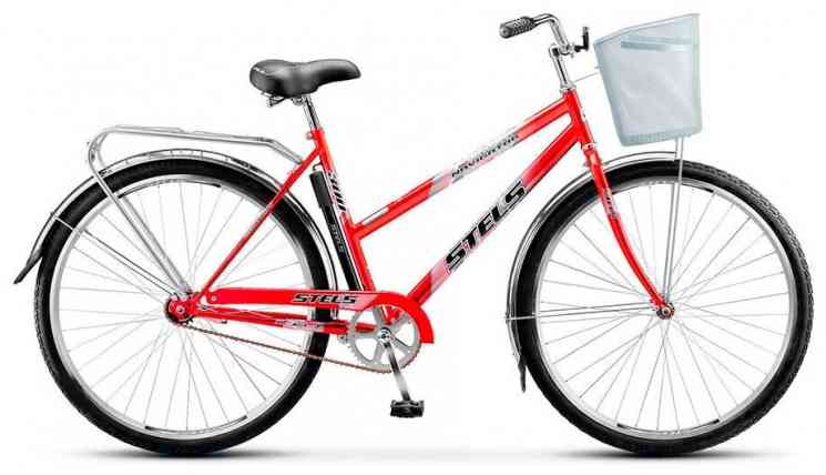 Велосипед 28" 1ск Navigator-300 Lady (рама 20") красный корзина