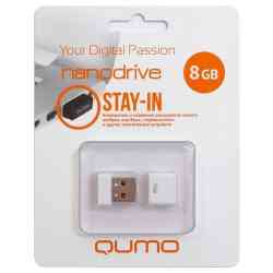 QUMO 8Gb Nano White USB 2.0