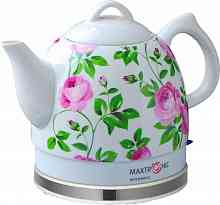 MAXTRONIC MAX-YD-181 Розовая роза c листьями (8) Чайник
