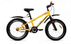 Велосипед FORWARD UNIT 20 1.0 (рост 10.5" 1ск.) 2020-2021, желтый