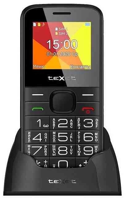 teXet TM-B201 черный мобильный телефон
