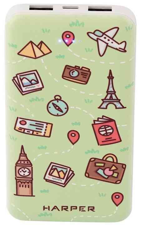 Внешний аккумулятор HARPER PB-0025 travel 10000mAh