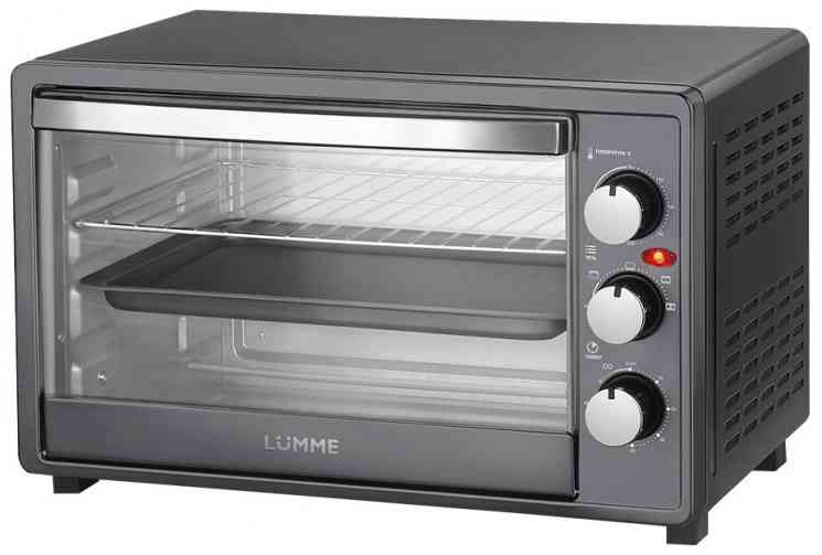 LUMME LU-1709 серый жемчуг Мини-печь