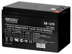 GINZZU GB-1270 Напряжение 12В, емкость 7Ач. батарея для UPS
